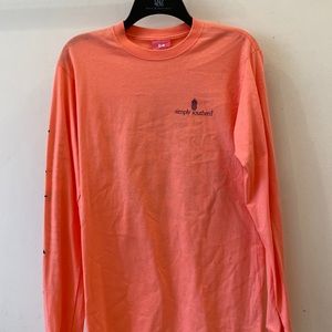 🦄🌵NWOT Simply Southern Coral Long Sleeve Tee